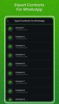Export Contacts For WhatsApp screenshot 3