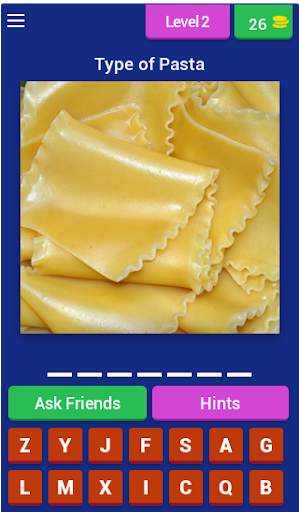 Pasta Quiz (Pasta Games) screenshot 2