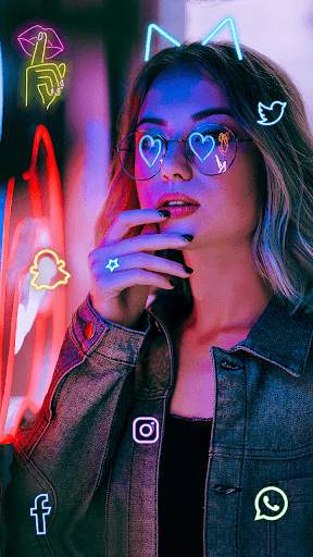 Neon Light Photo Editor screenshot 7