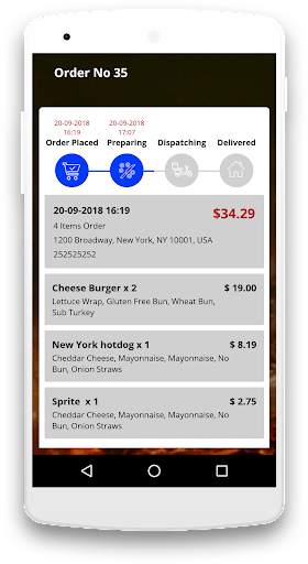 King Burger delivery app скриншот 5