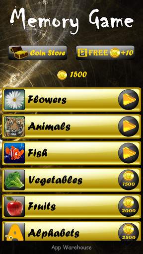 Memory Game - Brain Exercise screenshot 1