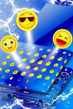 Neon Blue Keyboard Theme screenshot 5