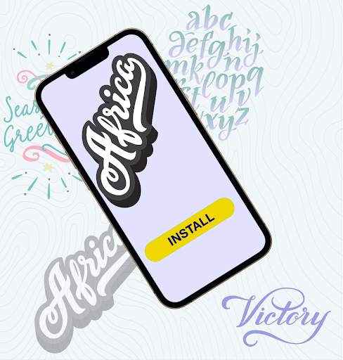 Script Fonts for FlipFont 1 تصوير الشاشة