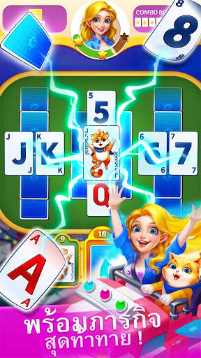 Solitaire Diary: เกมไม่ใช้เน็ต screenshot 7