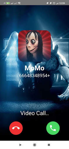 Momo scary fake call video and voice and chat screenshot 5