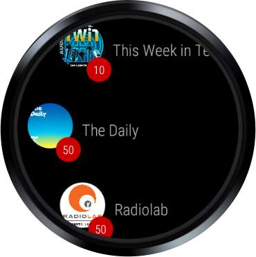 Wear Casts: A standalone podcast player for WearOS screenshot 3