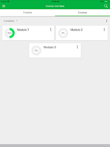Kineo Moodle Mobile screenshot 2