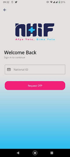 My NHIF screenshot 2