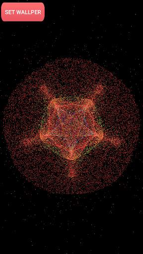 Particles live wallpaper screenshot 2