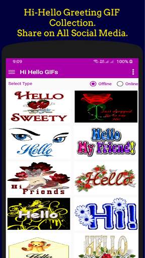 Hi Hello Gif Collection. screenshot 4