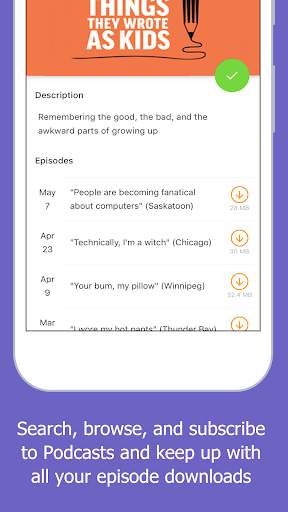 Podcast Player & Podcast App - TuneVu screenshot 2