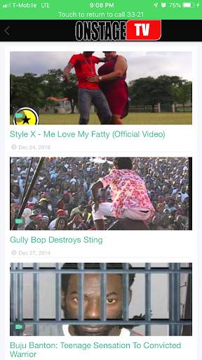 Onstage TV screenshot 5