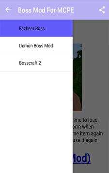 Boss Mod For MCPE.  screenshot 2
