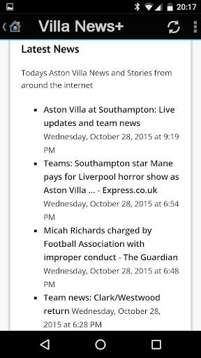 Villa News  screenshot 5