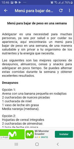 Dieta y ejercicios para adelgazar screenshot 3