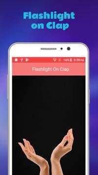 Flashlight on Clap screenshot 3