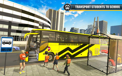 City School Bus Driving Simulator :Coach Bus Games screenshot 3