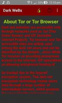 Dark Web 3 تصوير الشاشة