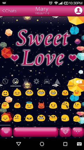 Sweet Love Emoji Keyboard💖❤️ screenshot 2