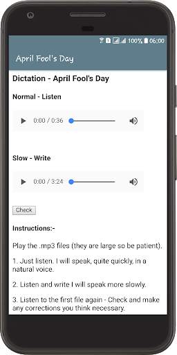 English Dictation скриншот 3