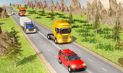 Traffic Highway Truck Racing - Truck Driving screenshot 2