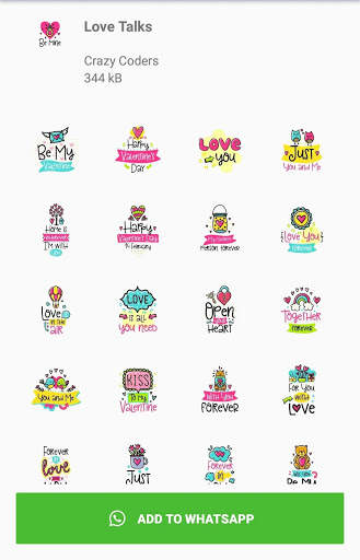 Love Stickers WA sticker Apps screenshot 6