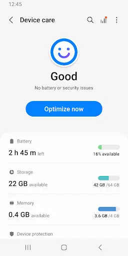 Device Care screenshot 1