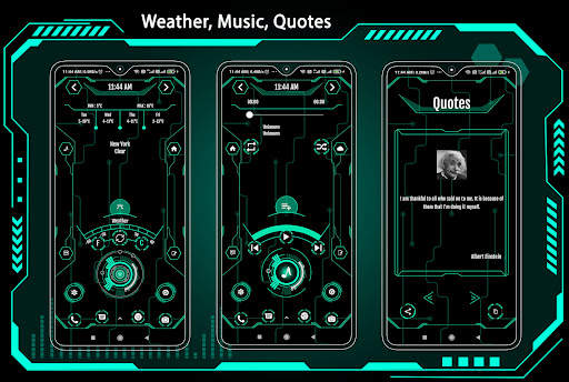 Hi-tech Innovative Launcher screenshot 3