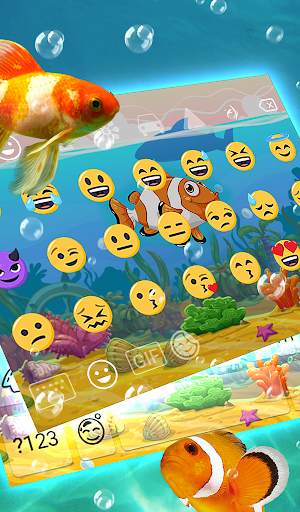 Sea Life Animated Keyboard   L स्क्रीनशॉट 4