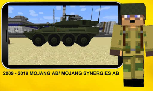 Addon War Tank for Minecraft 2 تصوير الشاشة