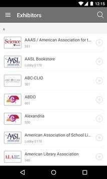 AASL 2015 Mobile App screenshot 6