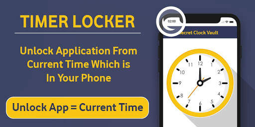 Timer Lock - Secret Clock Vault For Application screenshot 1