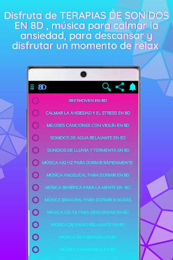 Online 8D 360 Music for your senses screenshot 5