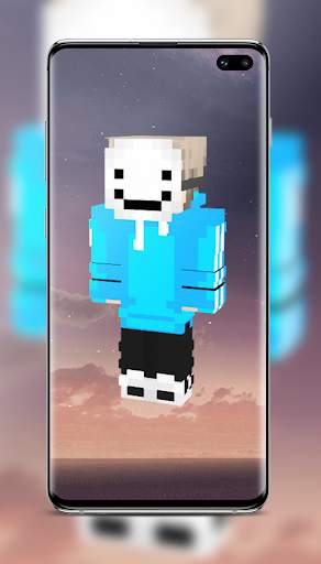 Blue Minecraft Skin screenshot 2