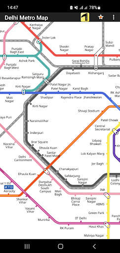 Delhi Metro Map screenshot 3