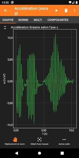phyphox screenshot 3