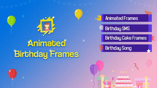 Animated Birthday Photo Frames screenshot 1