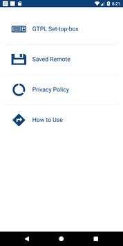 GTPL Remote Control screenshot 1