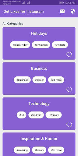 Get Likes & Views for Instagram - HASHTAG screenshot 1