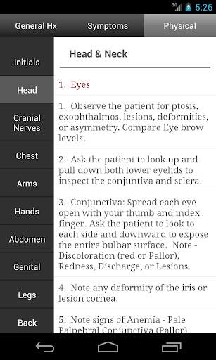 Clinicals – History & Physical screenshot 2