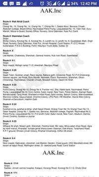Karachi Bus Routes screenshot 1