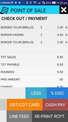 Mobile Point Of Sale screenshot 2