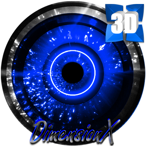 Alien Blue Next Launcher theme icon