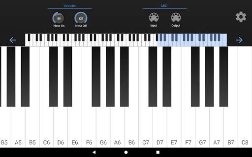 MIDI Keyboard स्क्रीनशॉट 5