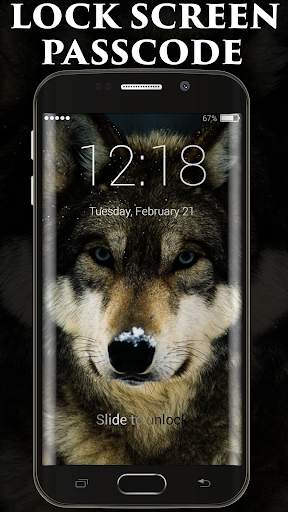 Wolf Lock Screen screenshot 1