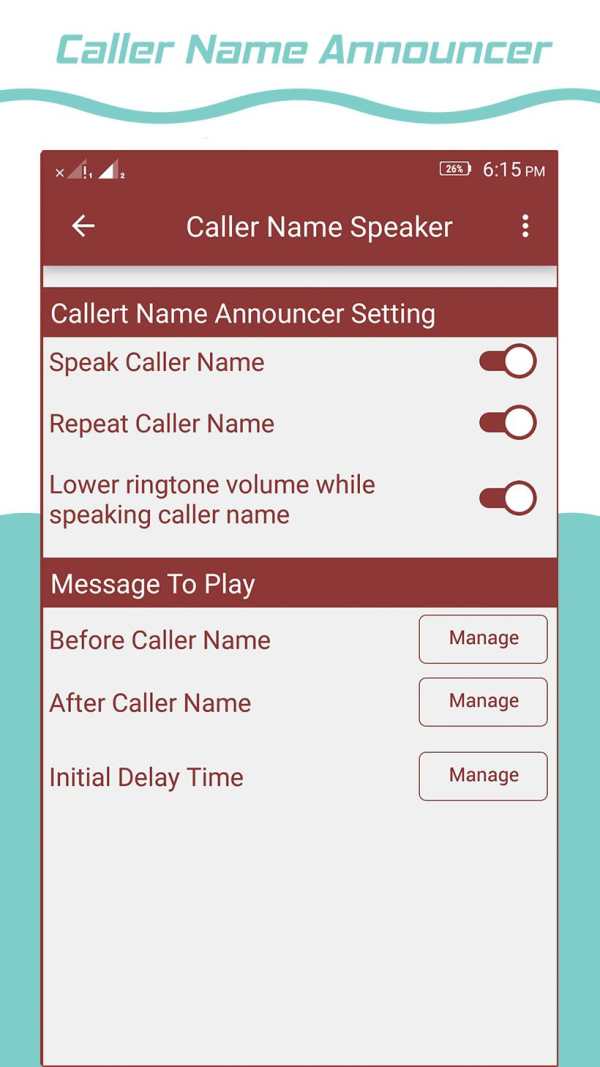 Caller Name Announcer ,Automatic Flash On Call SMS screenshot 5