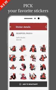 Deadpool Stickers screenshot 4