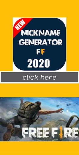 Free FIRE NICKNAME GENERATOR 2021 screenshot 1