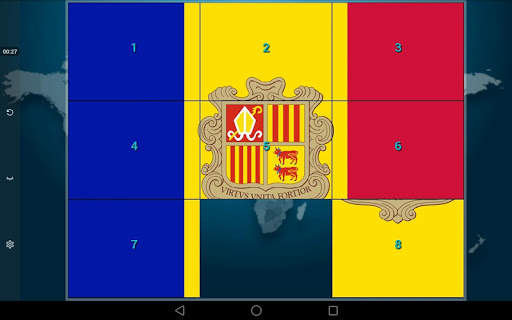 Puzzle - National Flag Games screenshot 9
