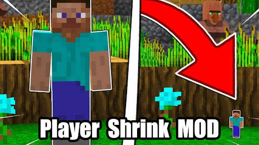 Player Shrink Mod Minecraft PE screenshot 3
